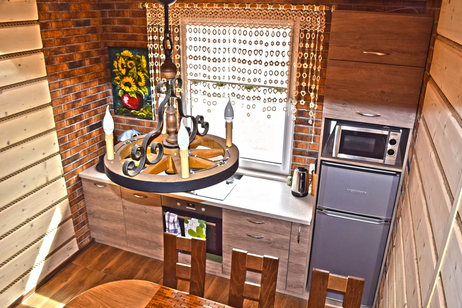 A house on the shore of the lake-Kitchen
