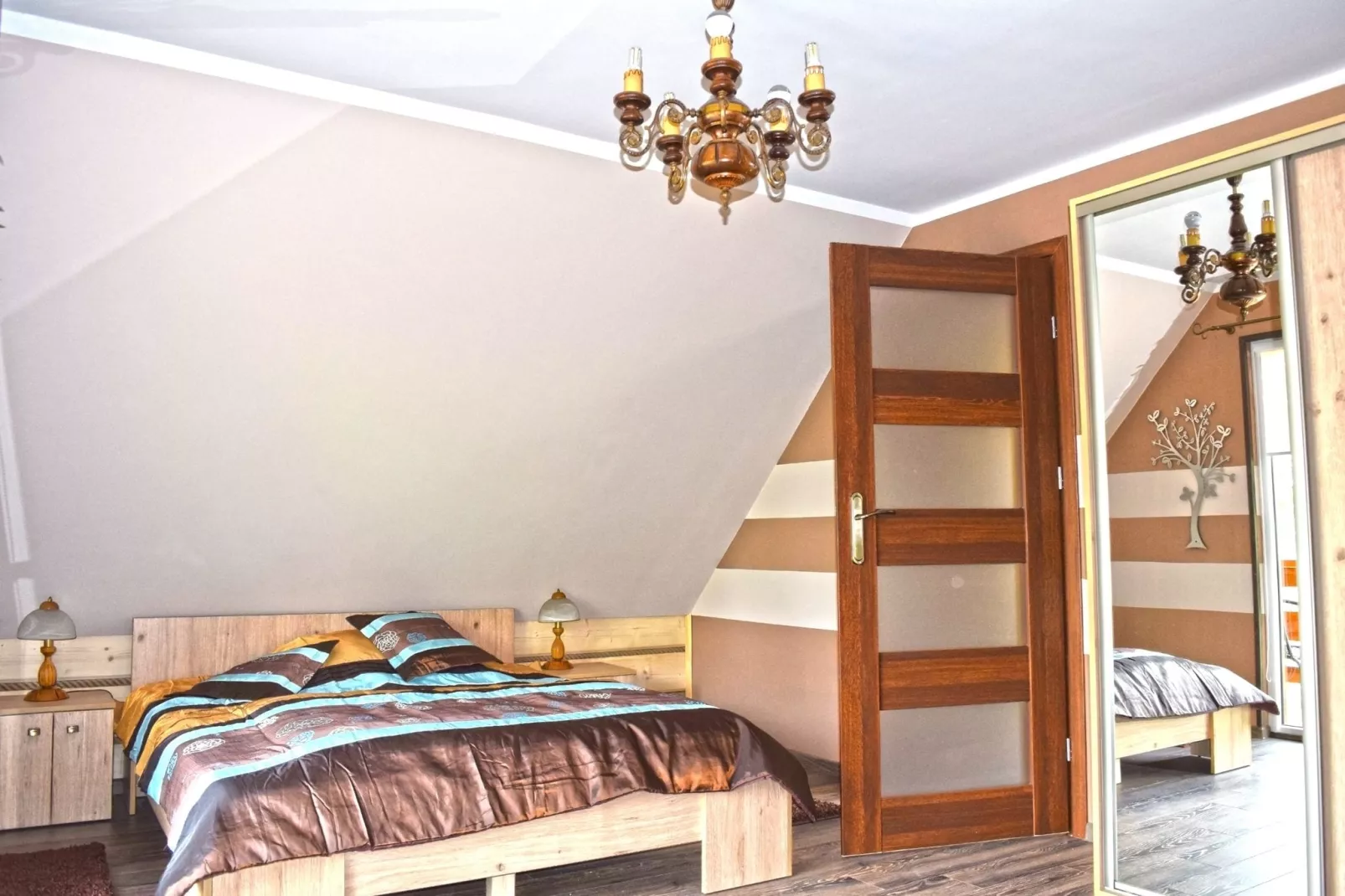 A house on the shore of the lake-Bedroom