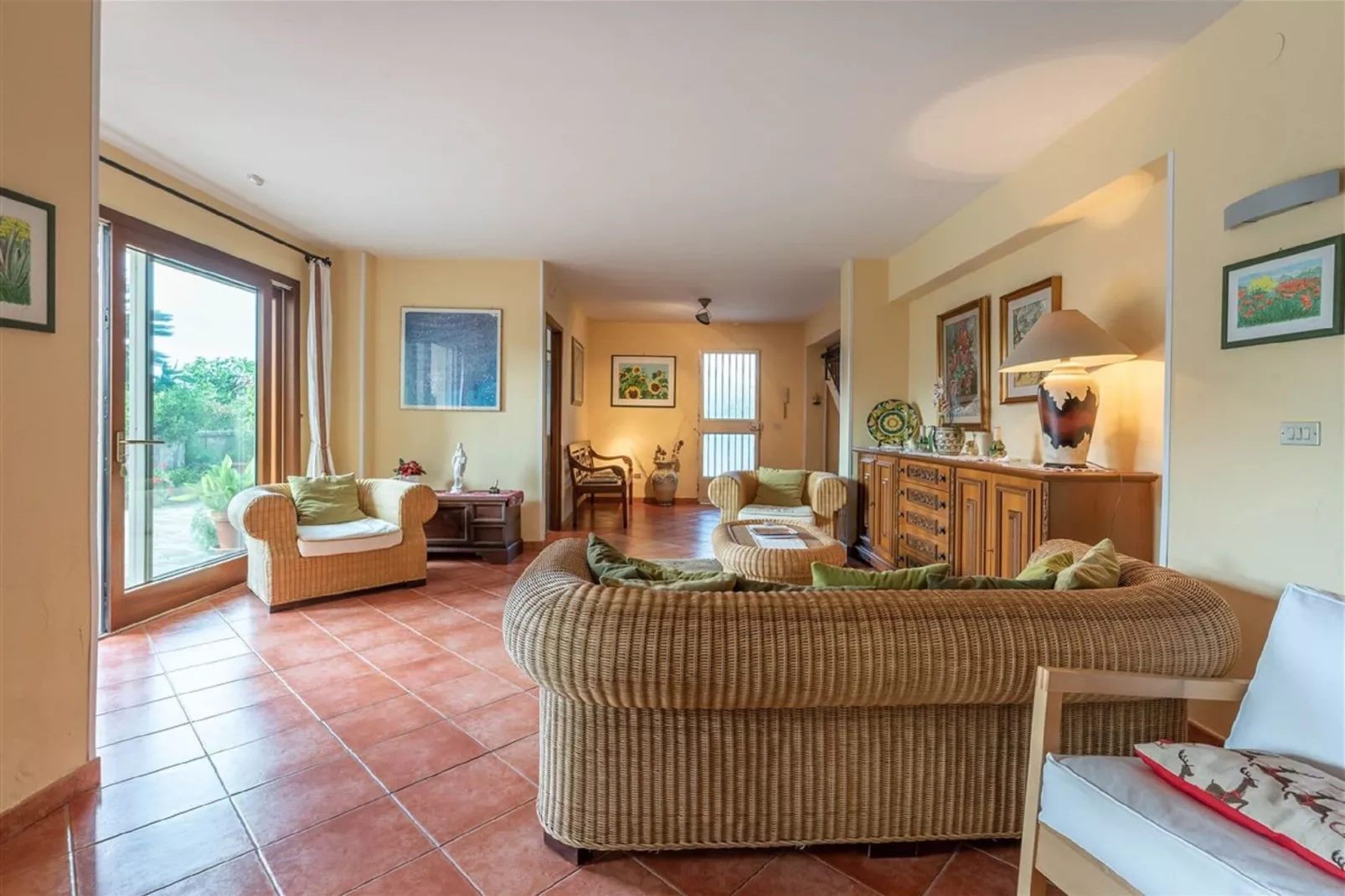 Villa Portella di mare-Salon