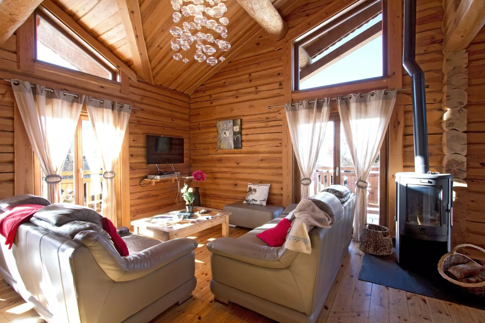 Chalet Leslie Alpen 1-Living room