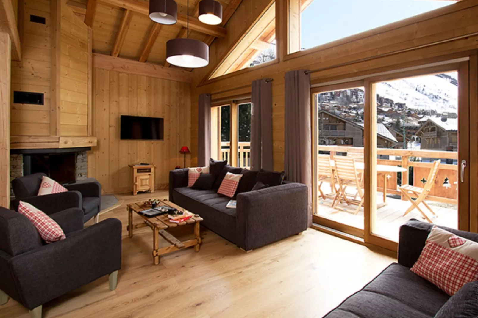 Chalet Levanna Occidentale-Living room