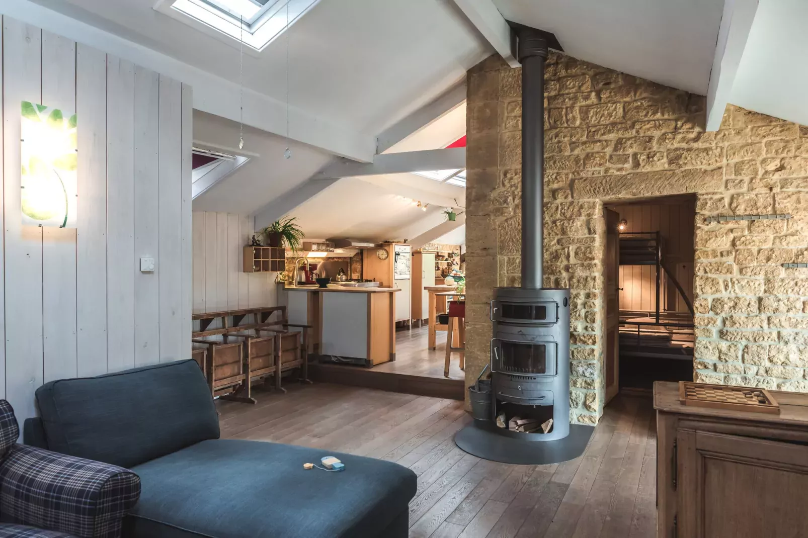 Le Pigeonnier-Living room