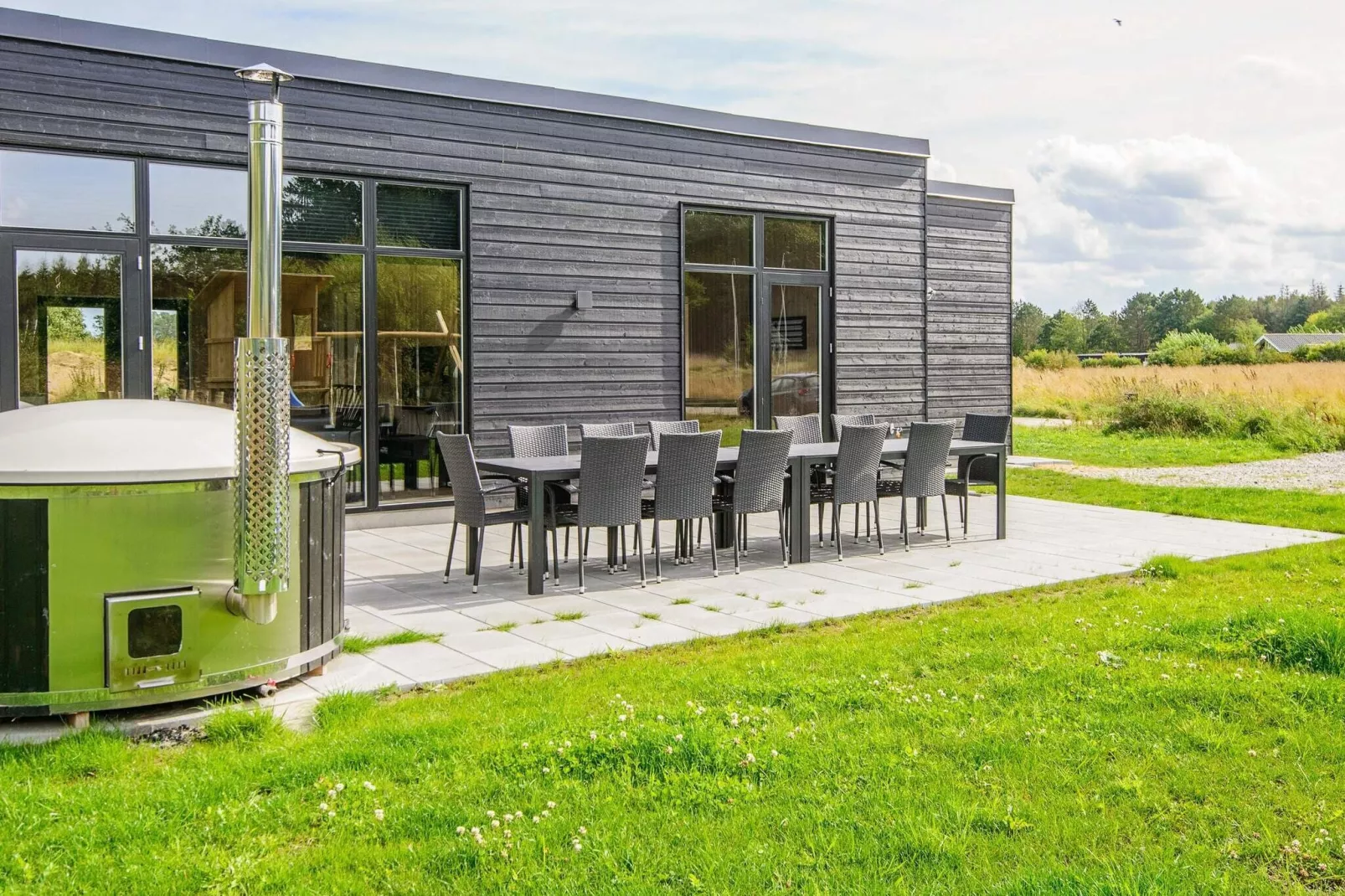 Maison de vacances pour 16 a Glesborg-Vue