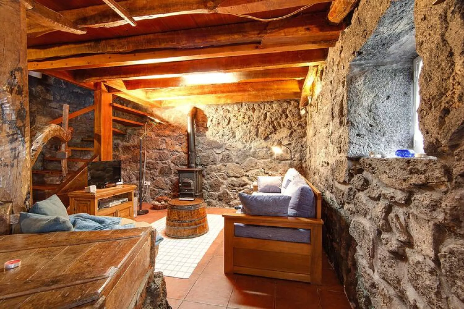 Holiday home, Praínha de Baixo-Casa da Mó-Wohnzimmer