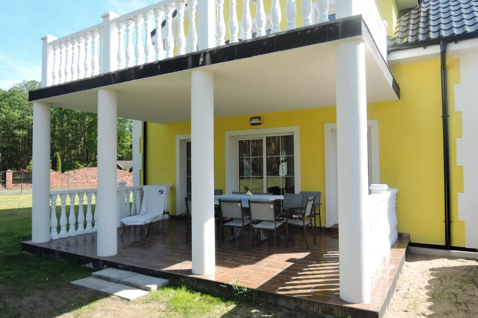 Ferienhaus Albatros in Nowe Warpno für 10 Personen LUK-Terrace balcony