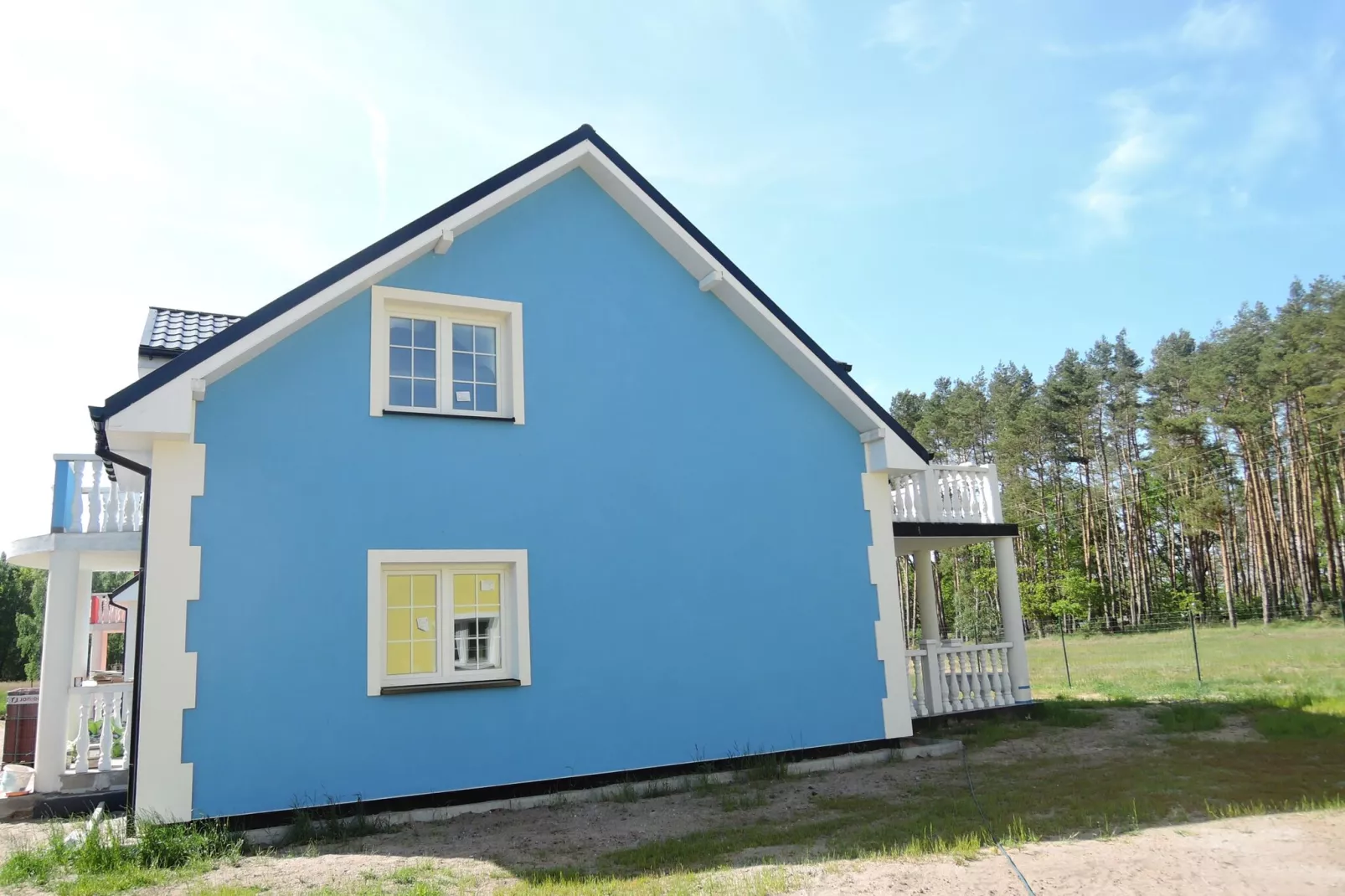 Ferienhaus Kormoran in Nowe Warpno für 10 Personen LUK-Außenbereich Sommer