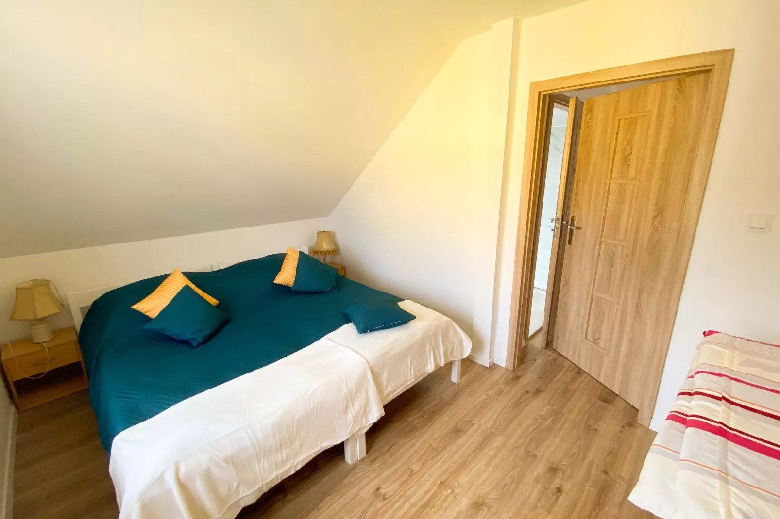 Ferienhaus Kormoran in Nowe Warpno für 10 Personen LUK-Schlafzimmer