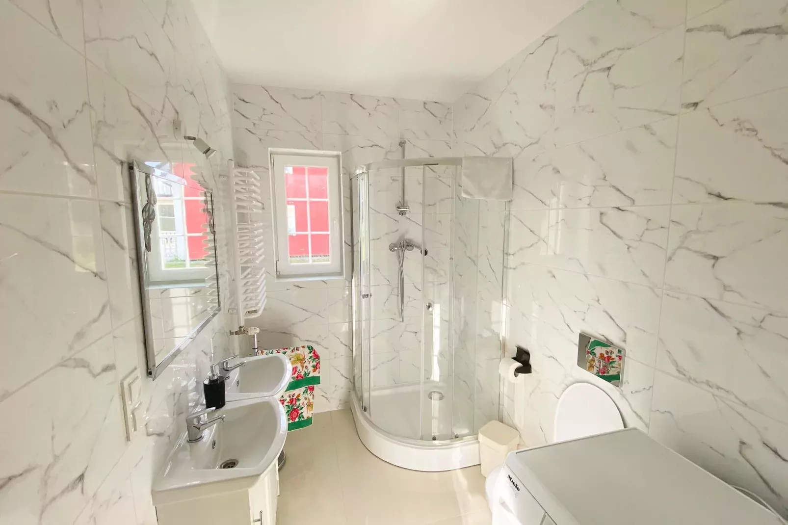 Ferienhaus Kormoran in Nowe Warpno für 10 Personen LUK-Badezimmer