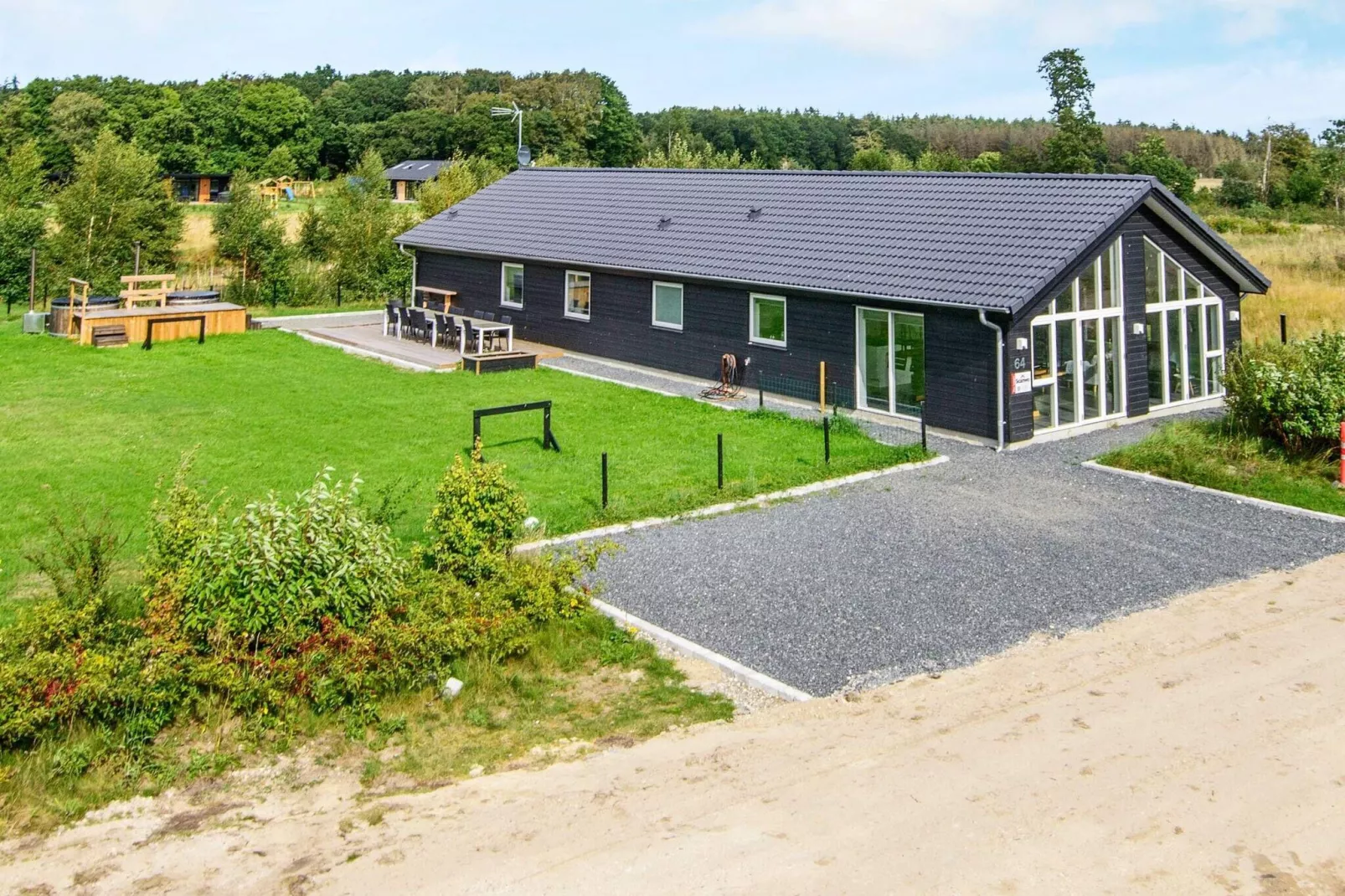 14 Personen Ferienhaus in Glesborg-Aussicht