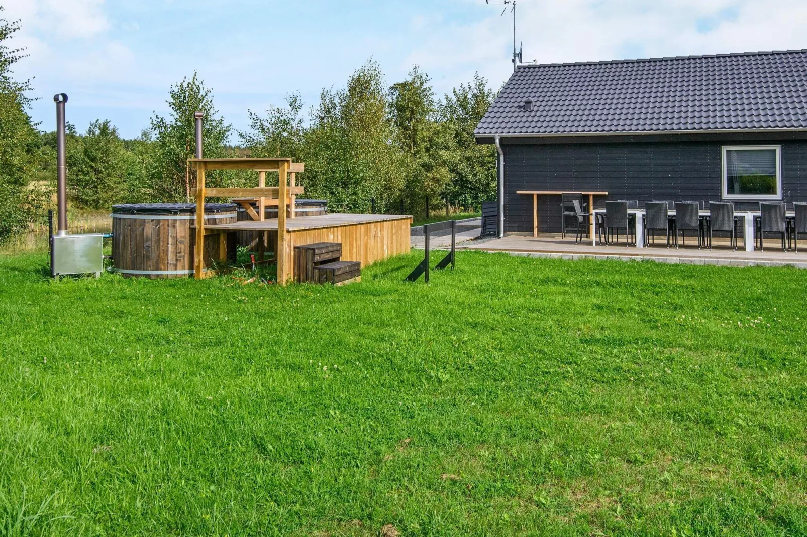 14 Personen Ferienhaus in Glesborg-Aussicht