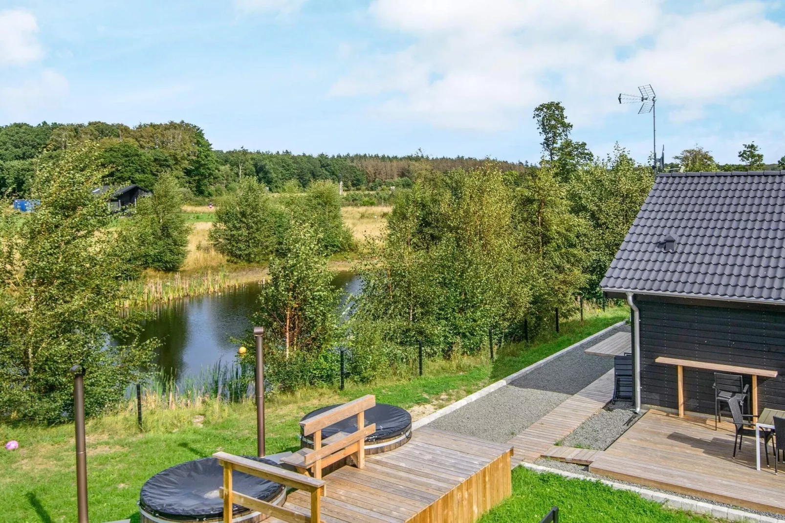 14 Personen Ferienhaus in Glesborg-Aussicht