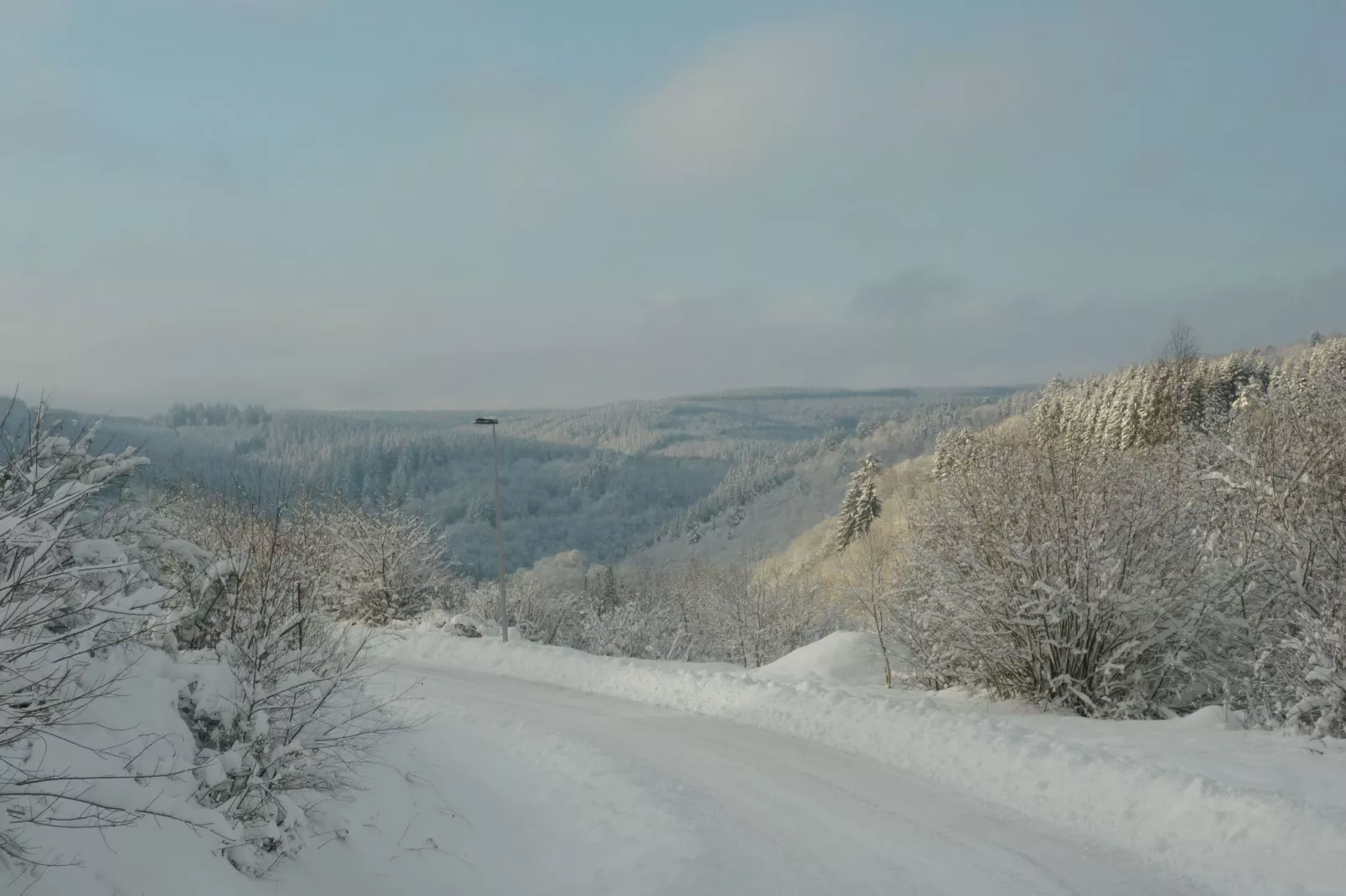 Au pied du château de Bouillon-Garten Winter