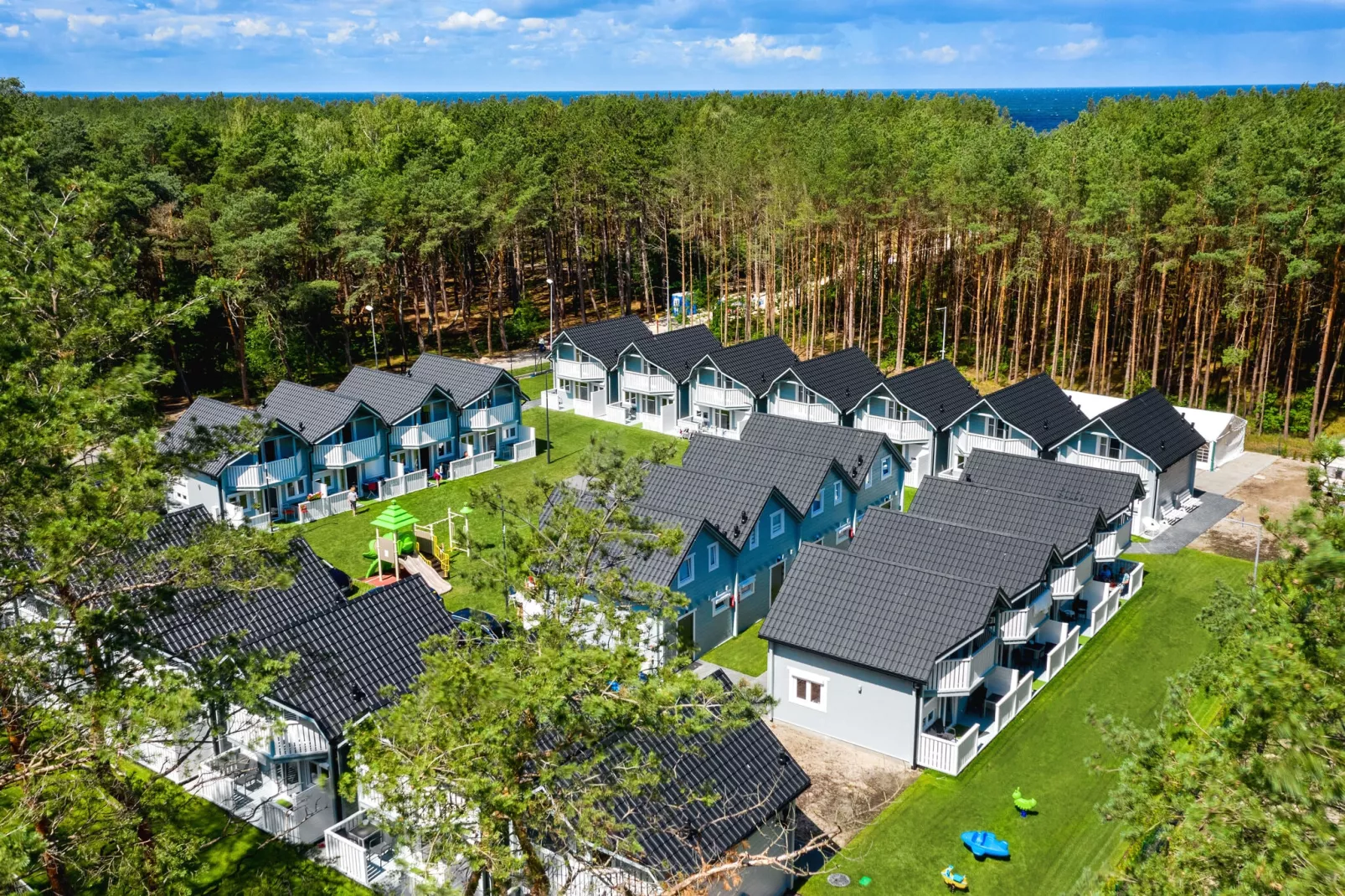 Diune Resort at the seashore in Miedzywodzie for 7 persons NIEW-Exterior summer