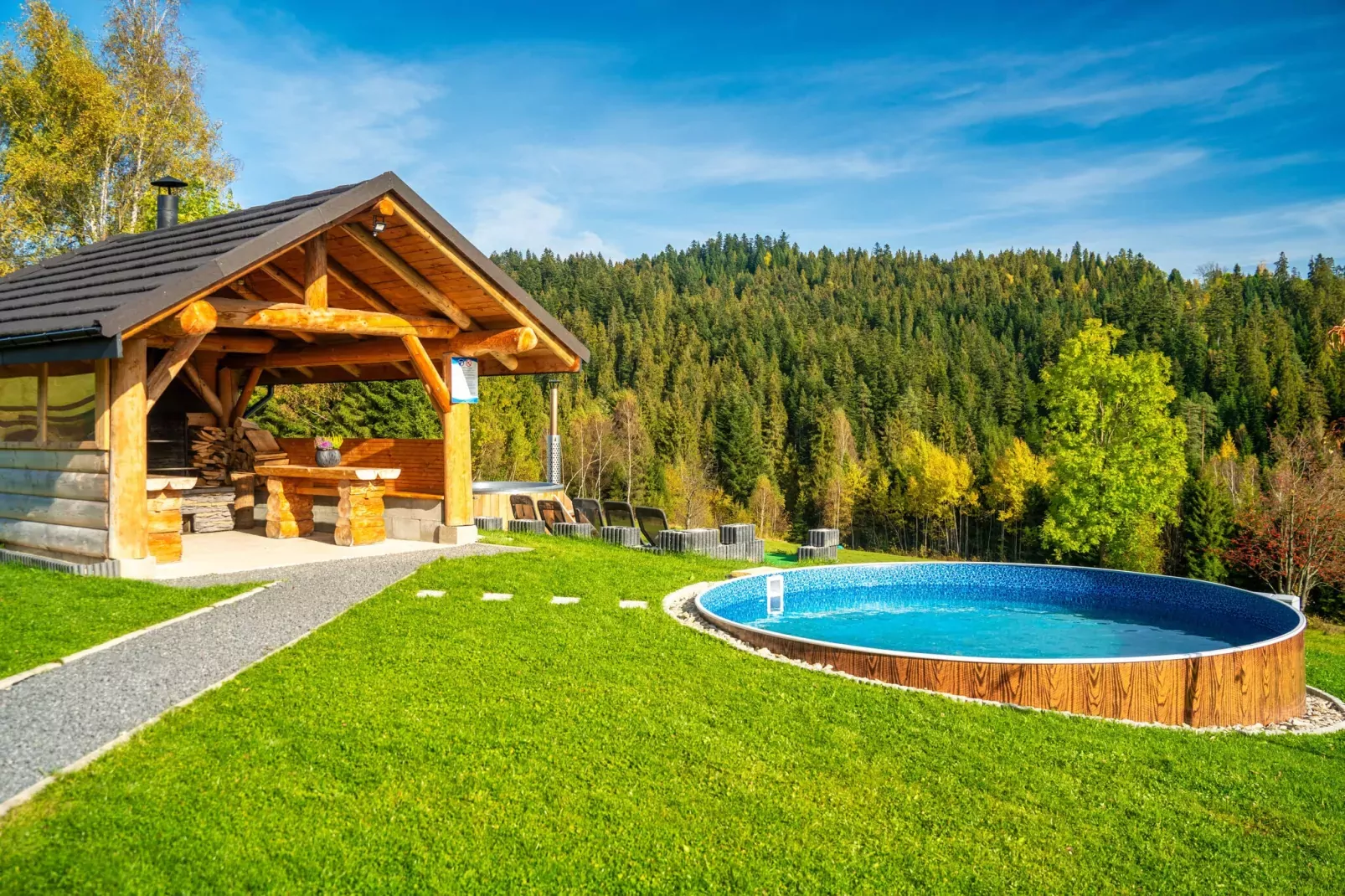 A luxury villa in the Tatra Mountains-Pool