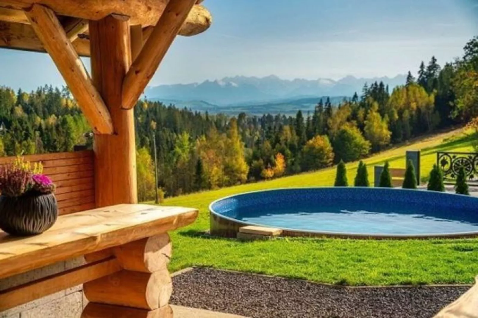 A luxury villa in the Tatra Mountains-Pool