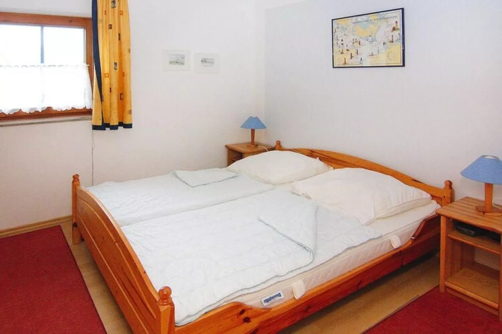 2-Raum-App / 48 qm / 18 DG rechts Kajüte 4 / 4 Pers-Bedroom
