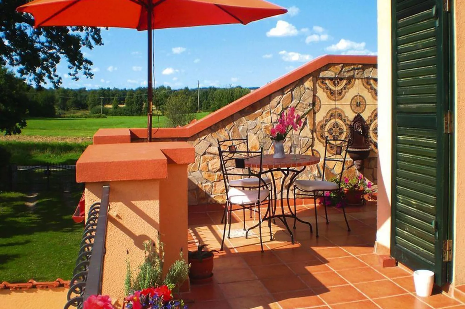 House in the kashubian village-Terrace balcony