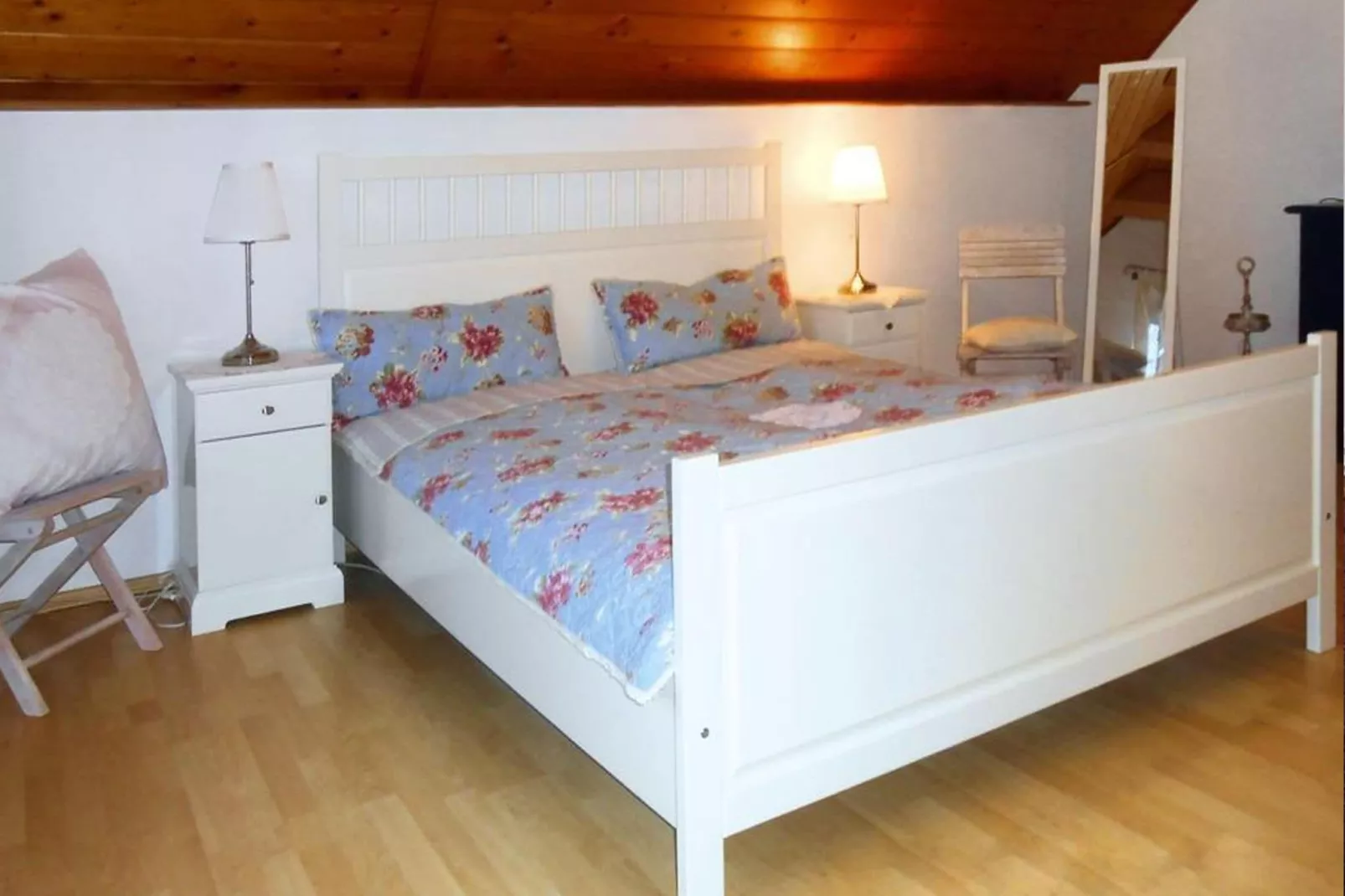 House in the kashubian village-Bedroom