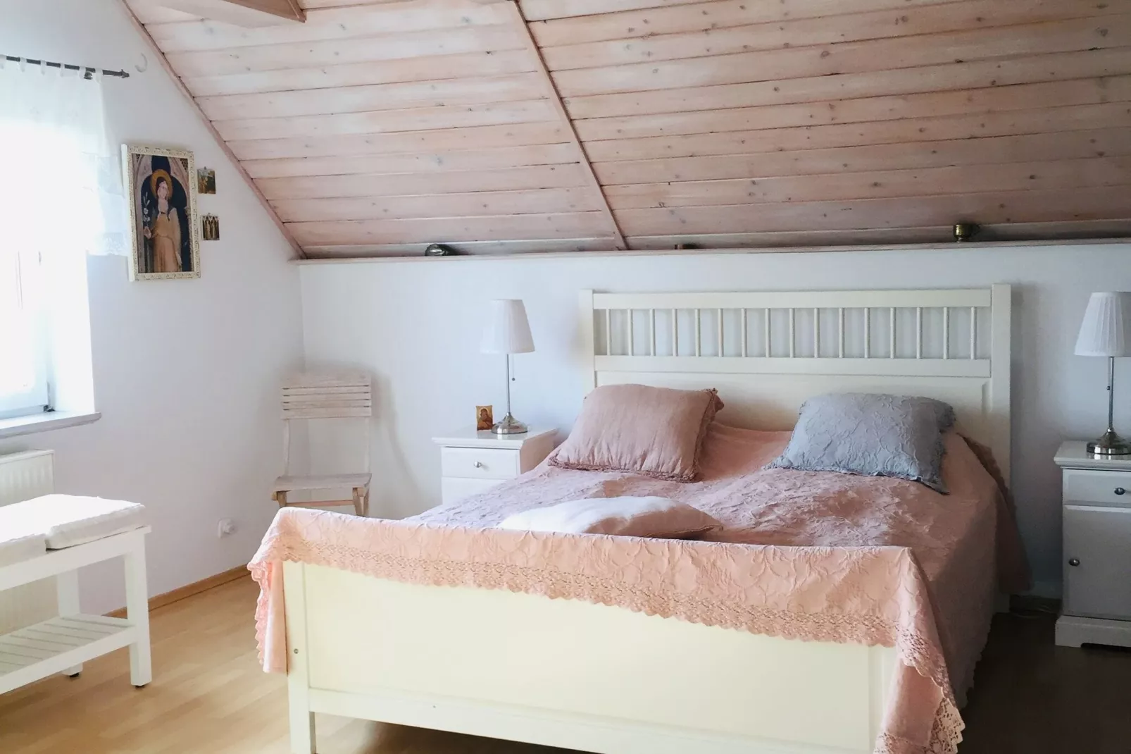 House in the kashubian village-Bedroom
