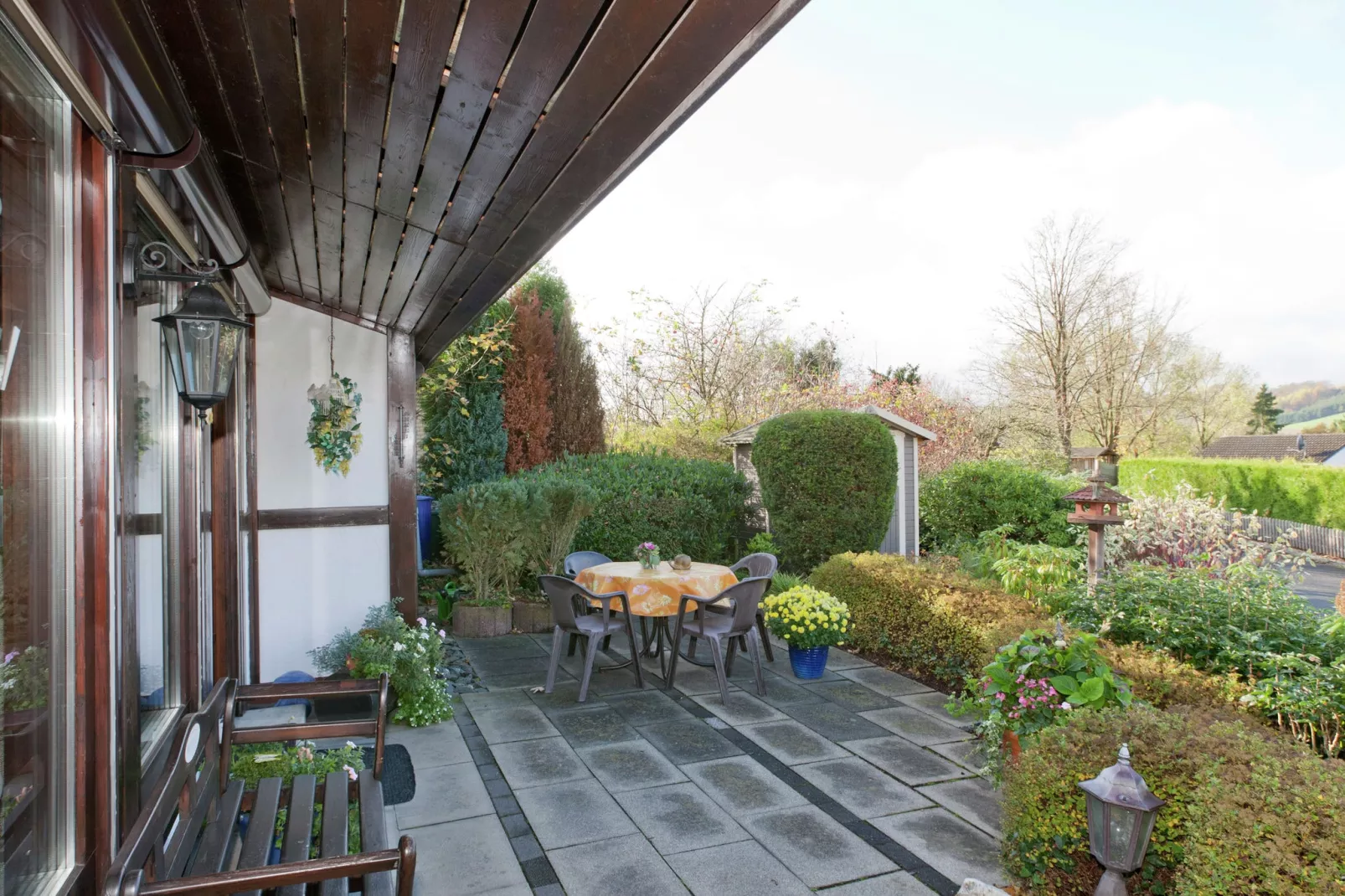 Ferienhaus am Hennesee mit Terrasse-Terrace balcony