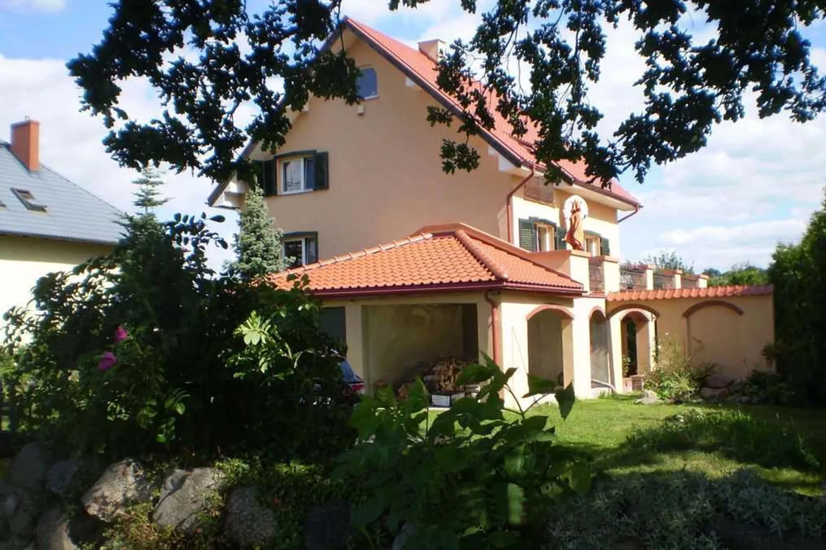 House in the kashubian village-Exterior summer