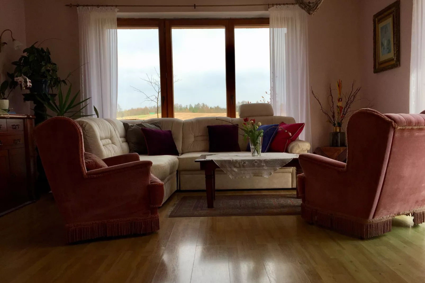 House in the kashubian village-Living room