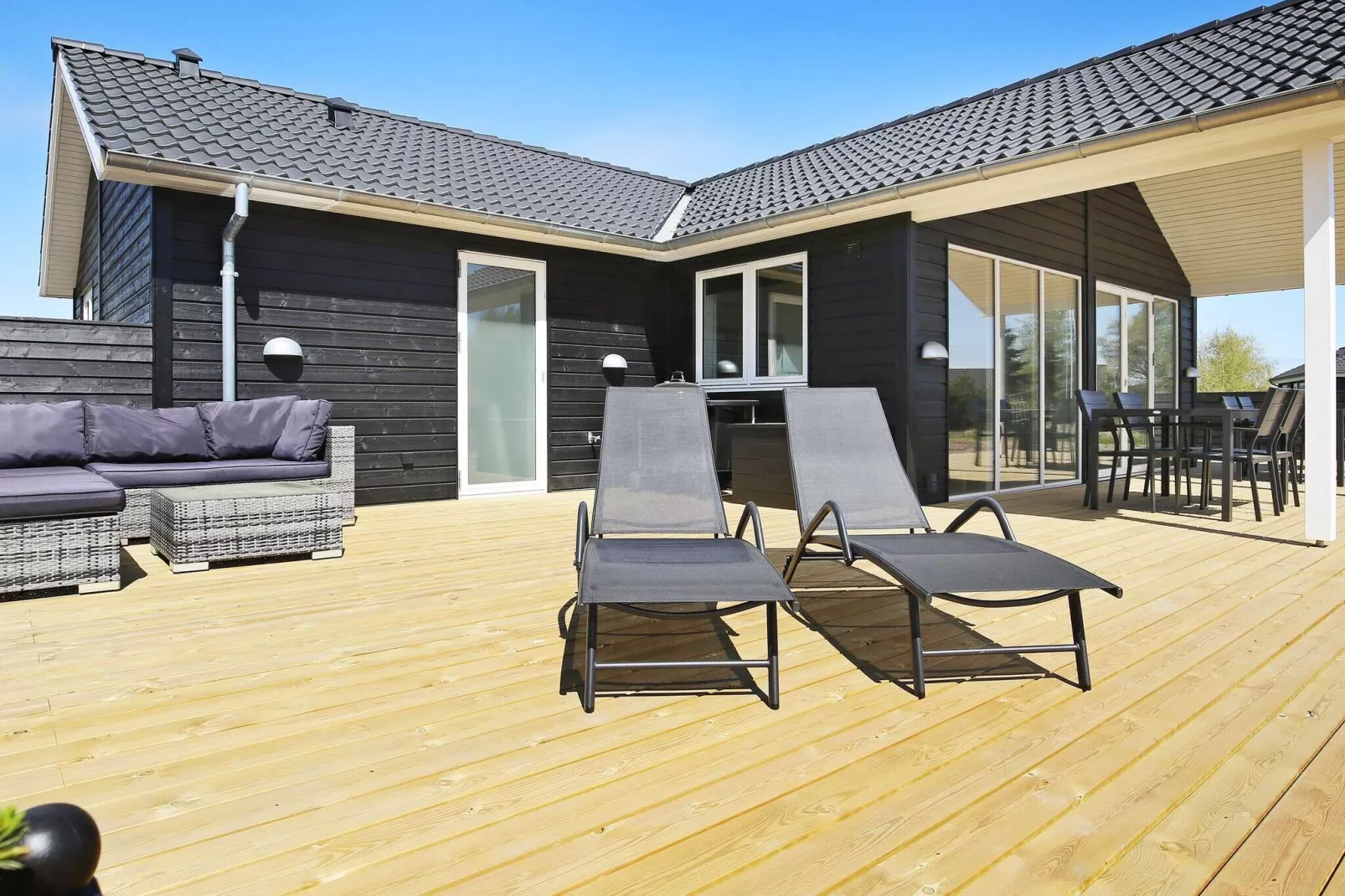8 Personen Ferienhaus in Væggerløse-Im Freien
