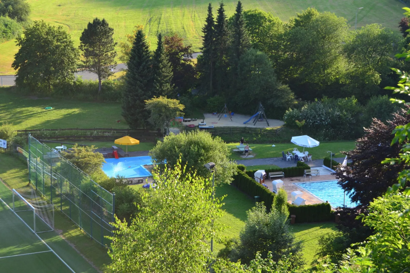 Freiblick-Areas summer 1km