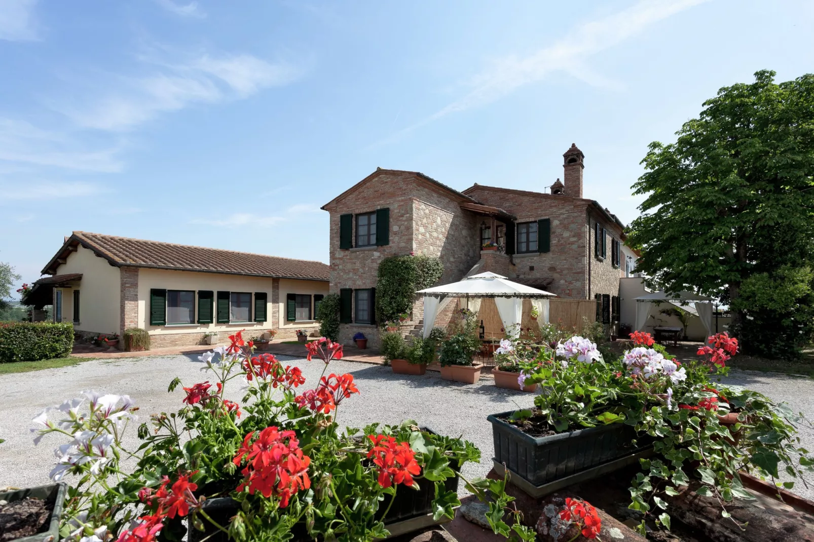Castagno del Riccio-Außenbereich Sommer