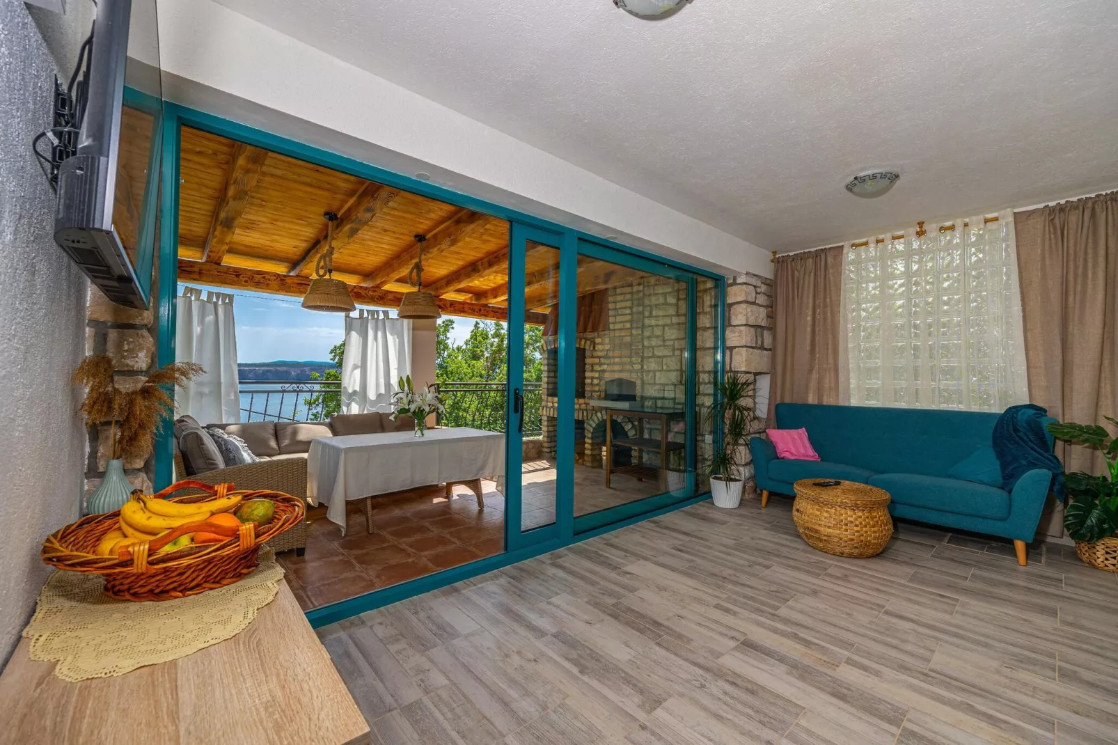 Villa Cikas Palmhouse-Living room