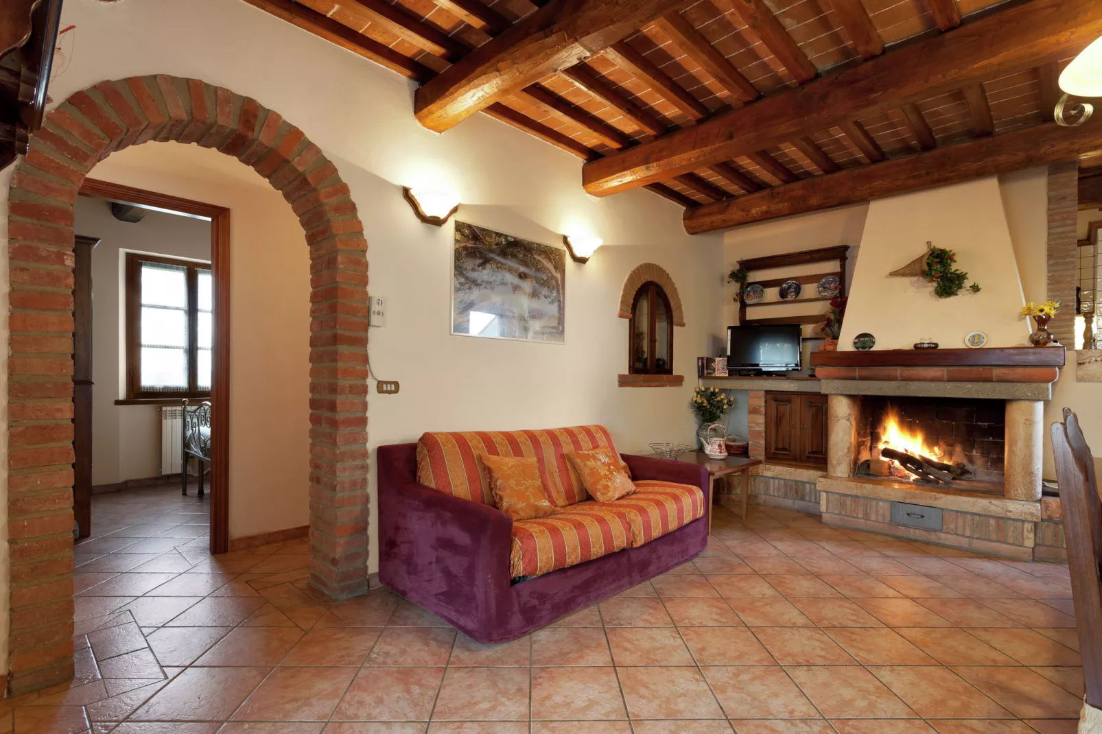 Castagno del Riccio-Wohnzimmer