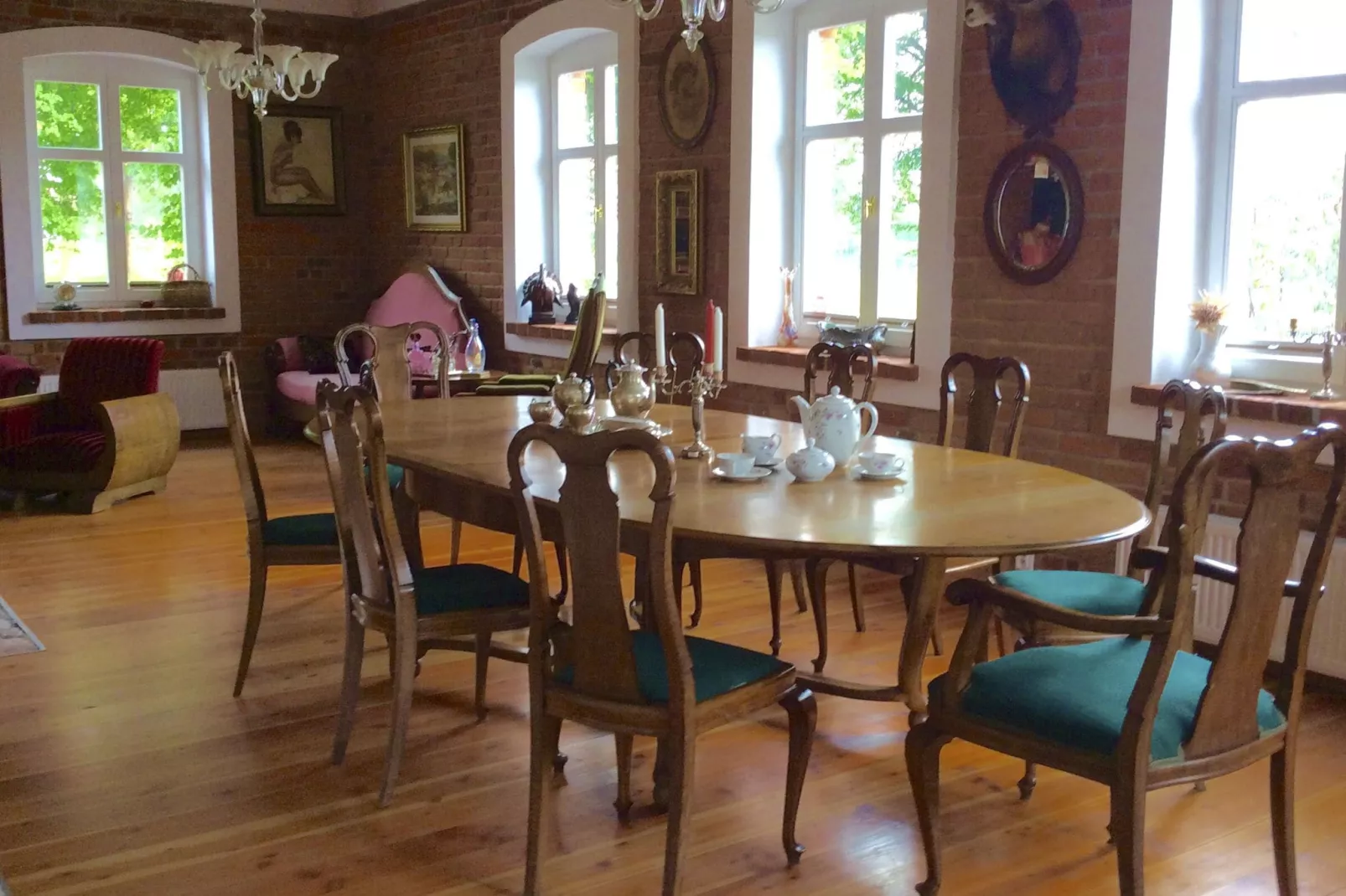 A historic manor by the sea-Dining room