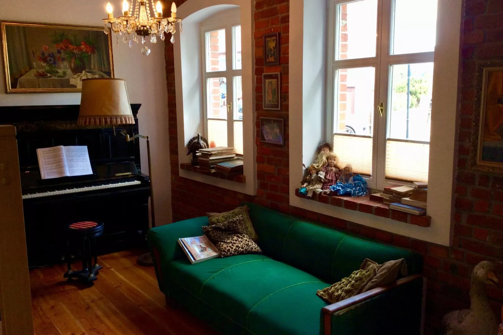 A historic manor by the sea-Living room