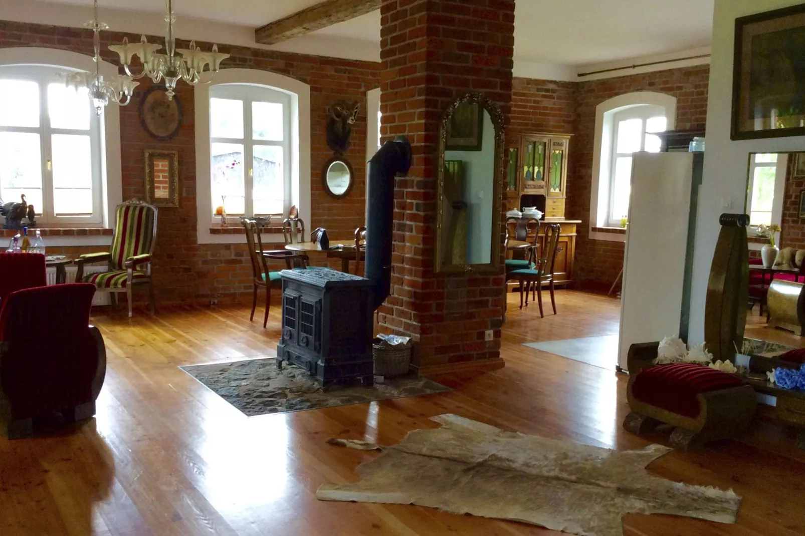 A historic manor by the sea-Living room