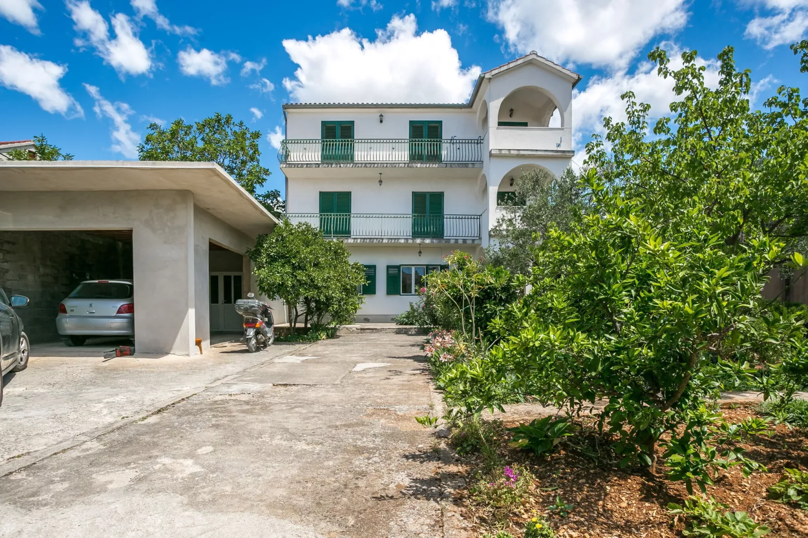 Apartman Kata Brodarica-Extérieur été