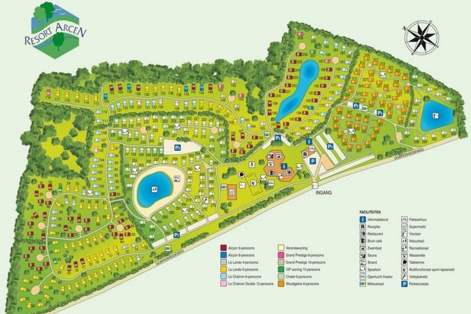 Resort Arcen 1-Park facilities