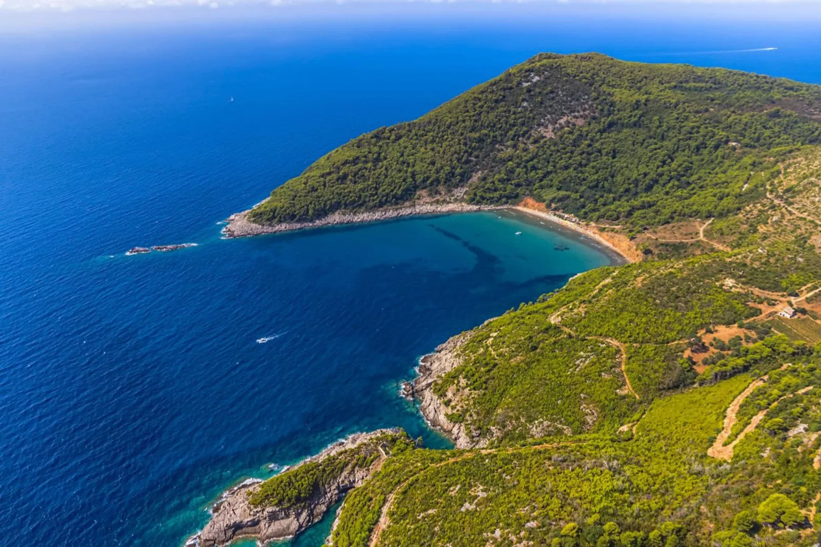 Island apartment Lopud-Areas summer 5km