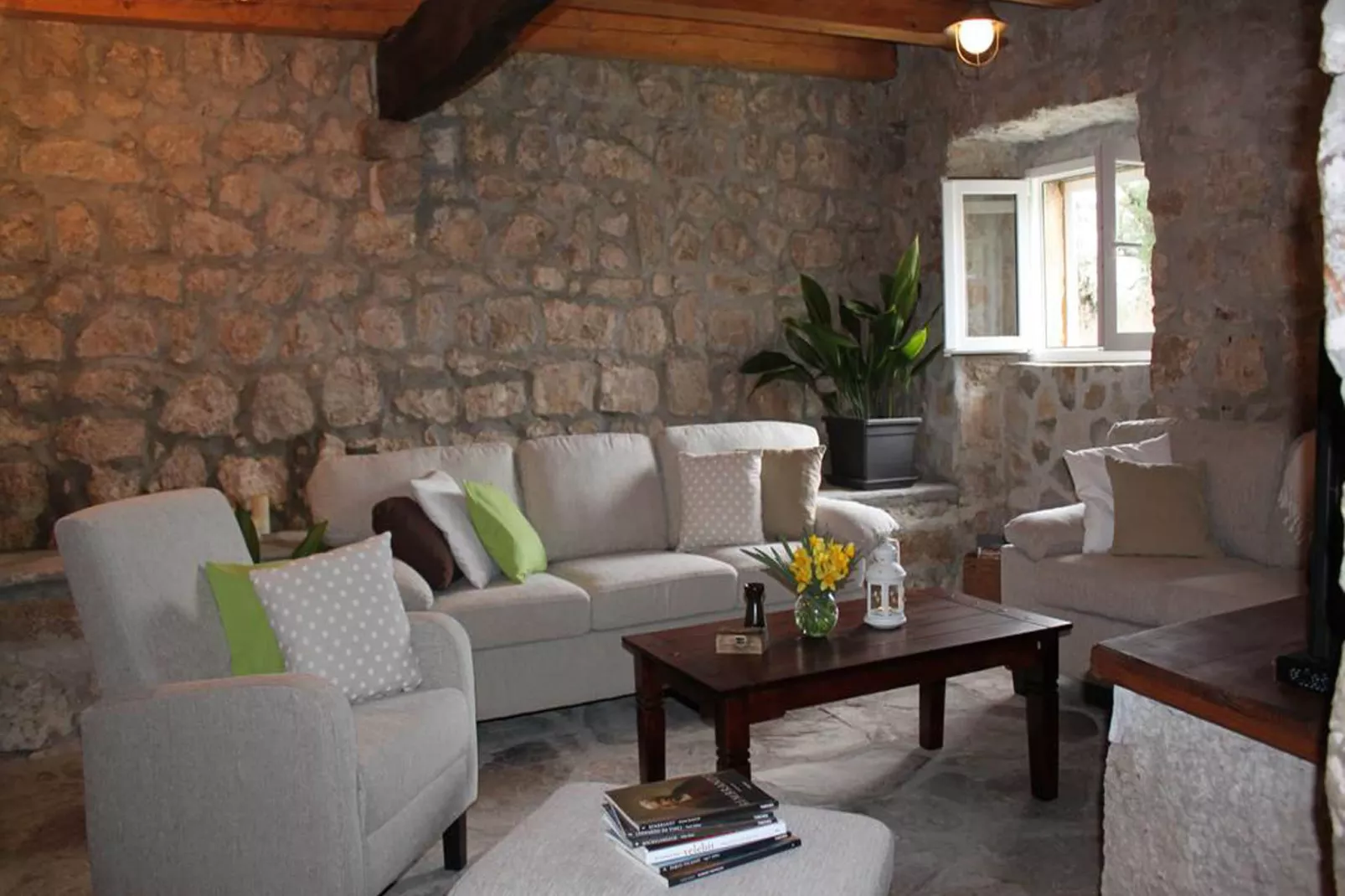 Holiday house Brotnice-Living room
