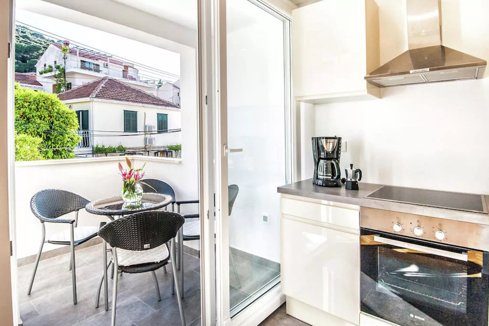 Luxury apartment Silente-Balcon-terrasse
