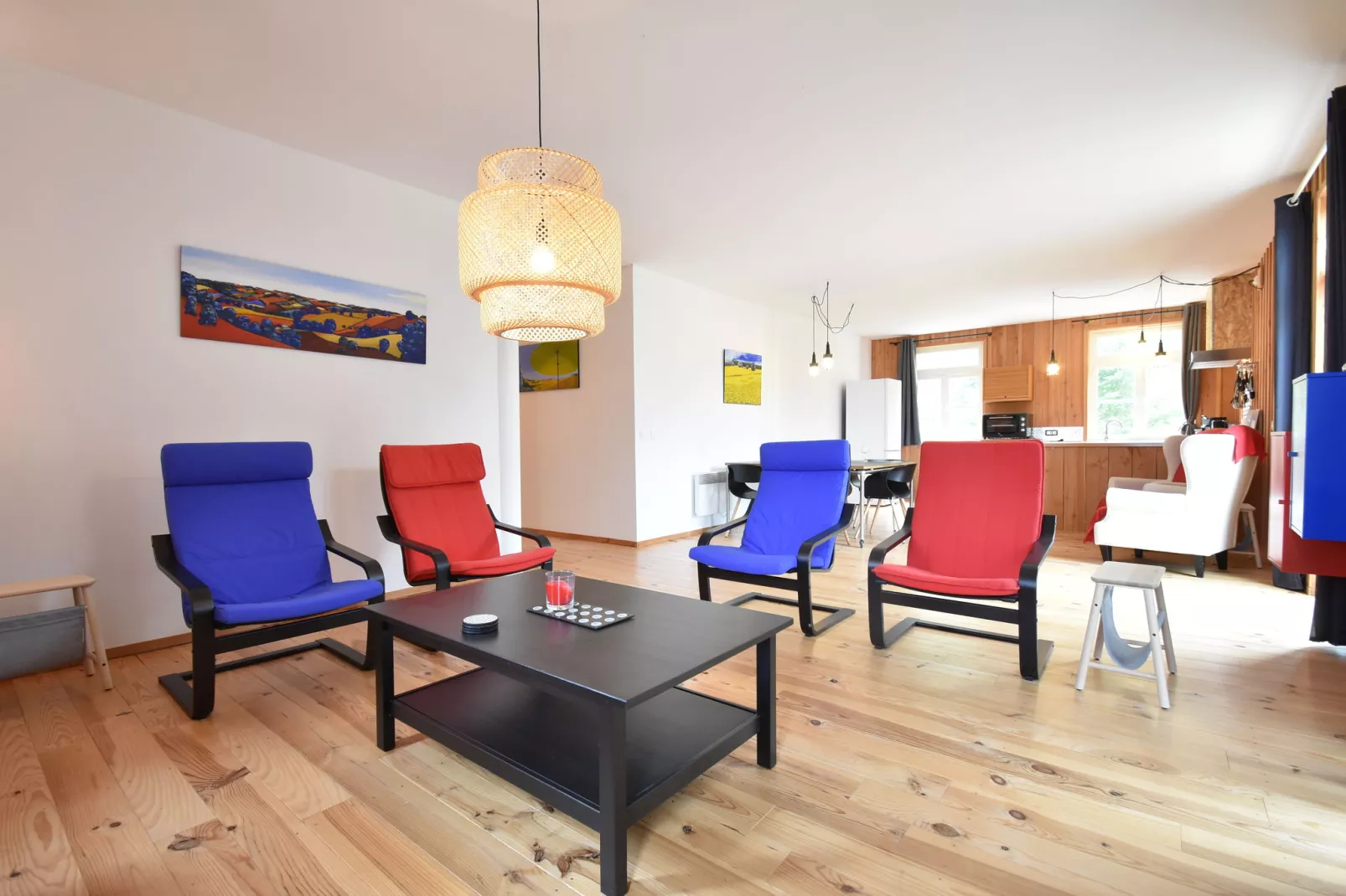 Apt  Piscine 4 pers - Levien-Living room