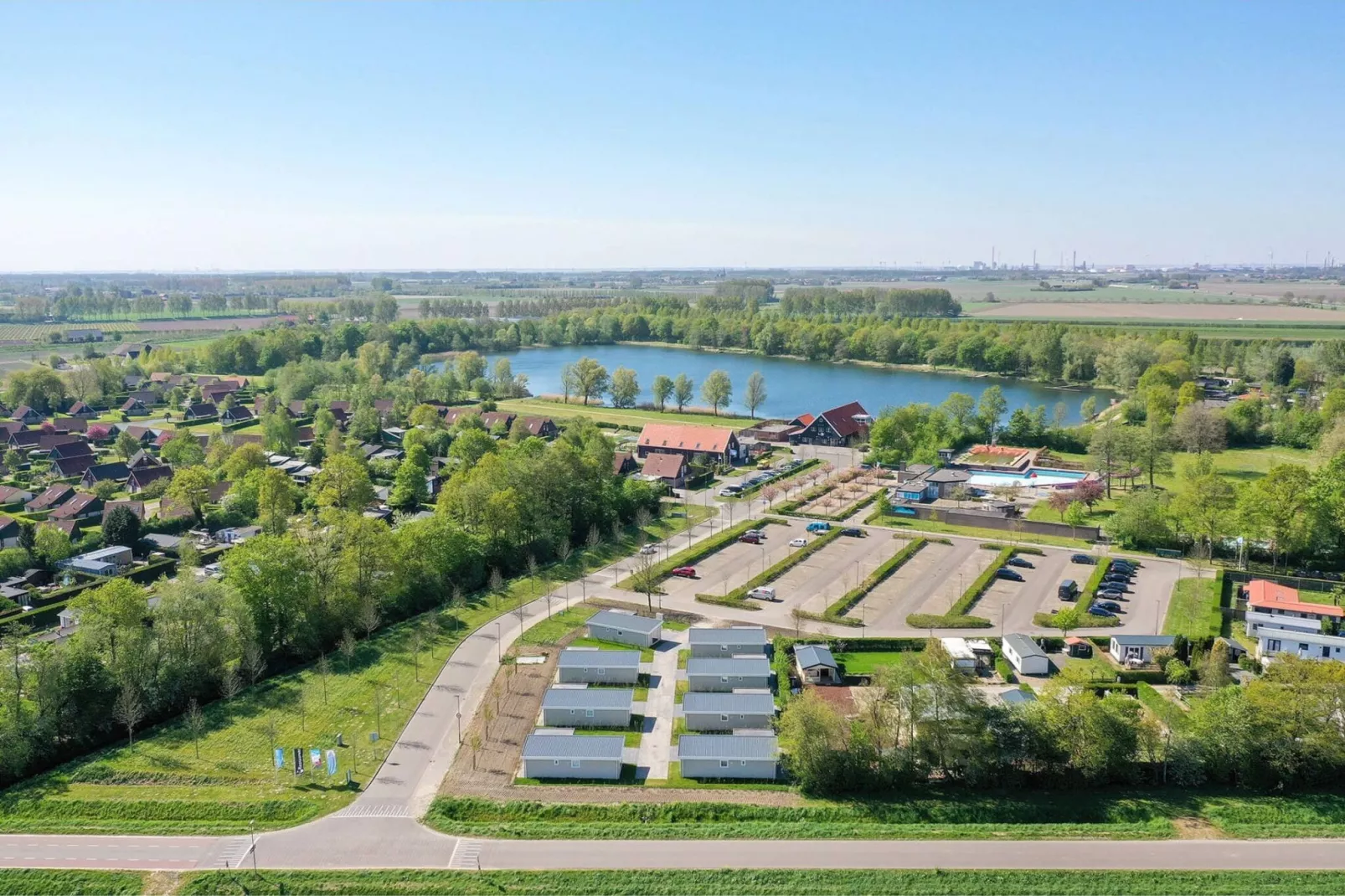 Hart van Zeeland - Chalet 1 t/m 8-Areas summer 1km