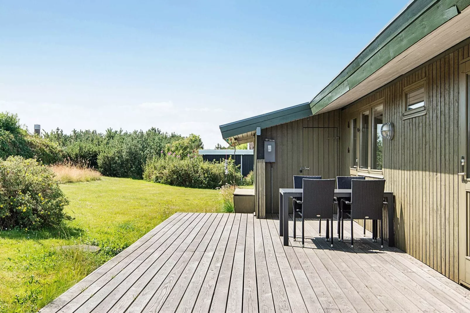 7 Personen Ferienhaus in Knebel-By Traum-Aussicht