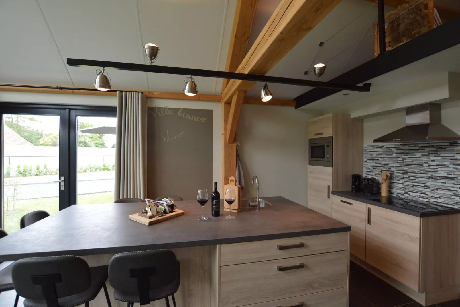 Droomeind Villa Bianco-Kitchen