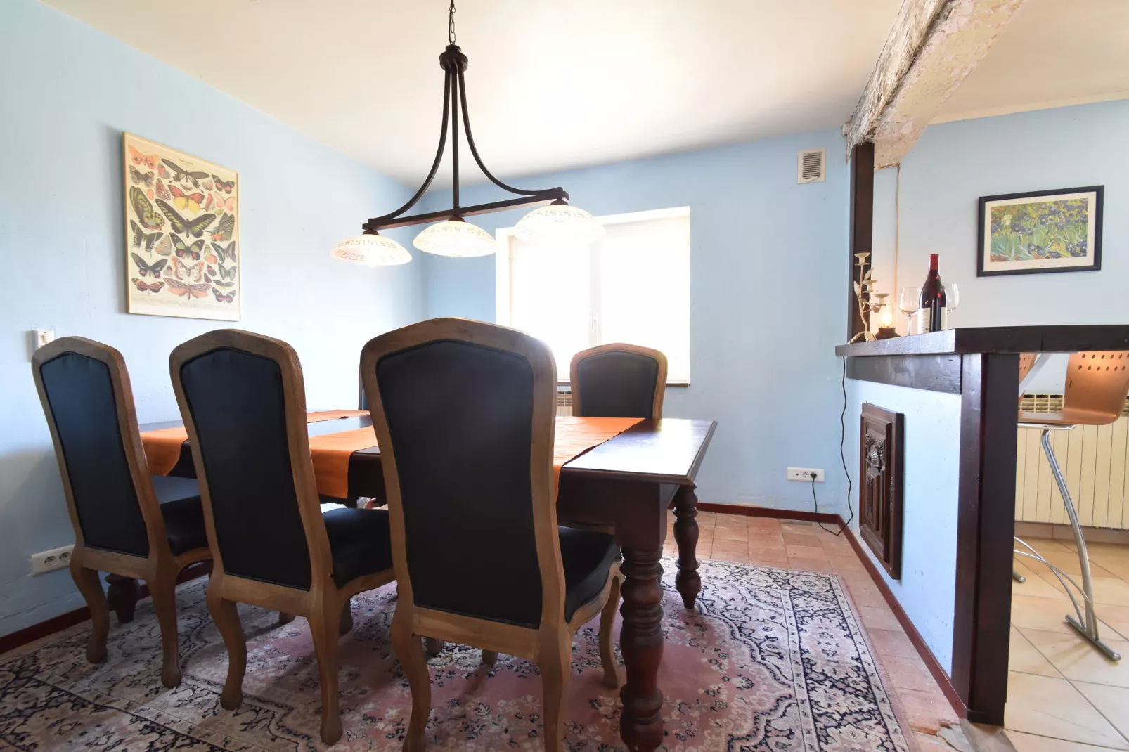 Gite Bourgogne rust & natuur-Dining room