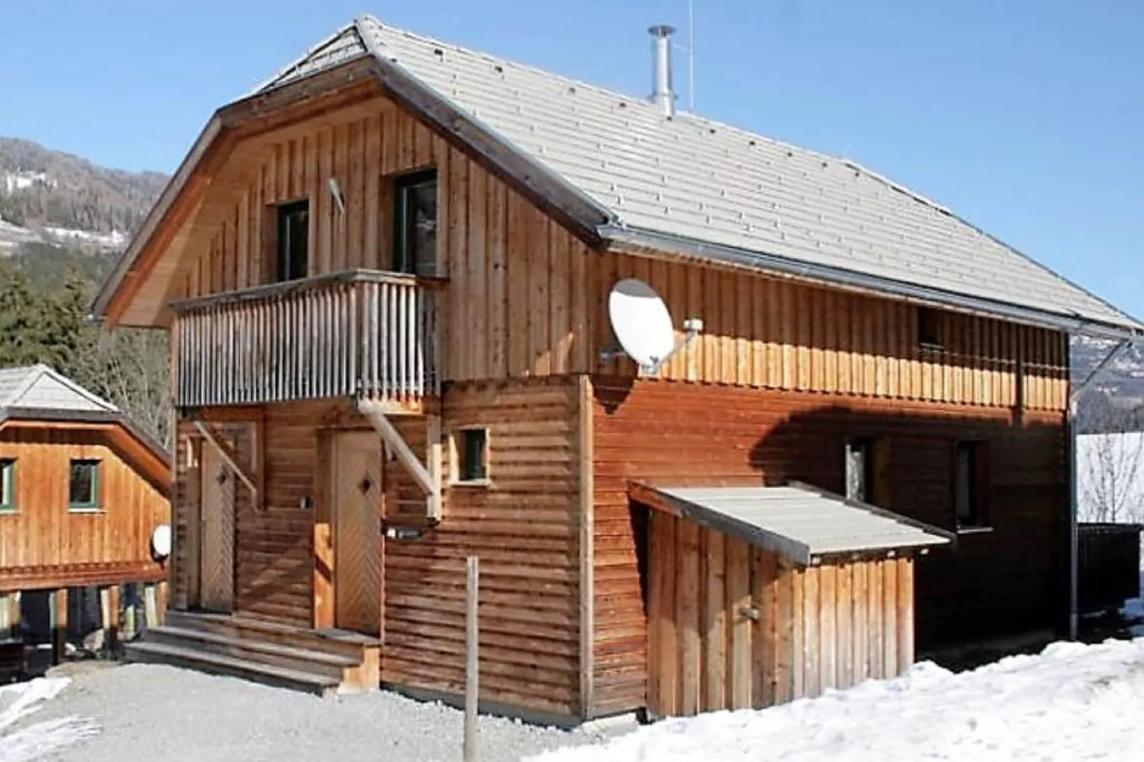 Chalet Murlaub-Außenbereich Winter