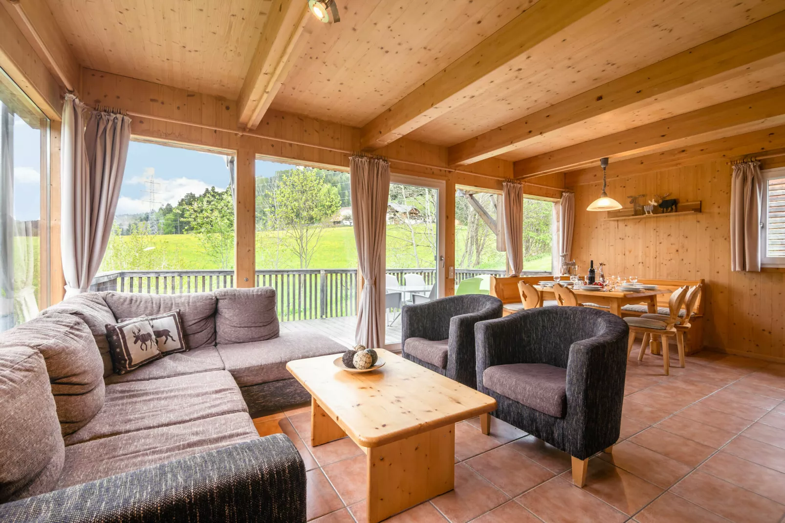 Chalet Murlaub-Wohnzimmer