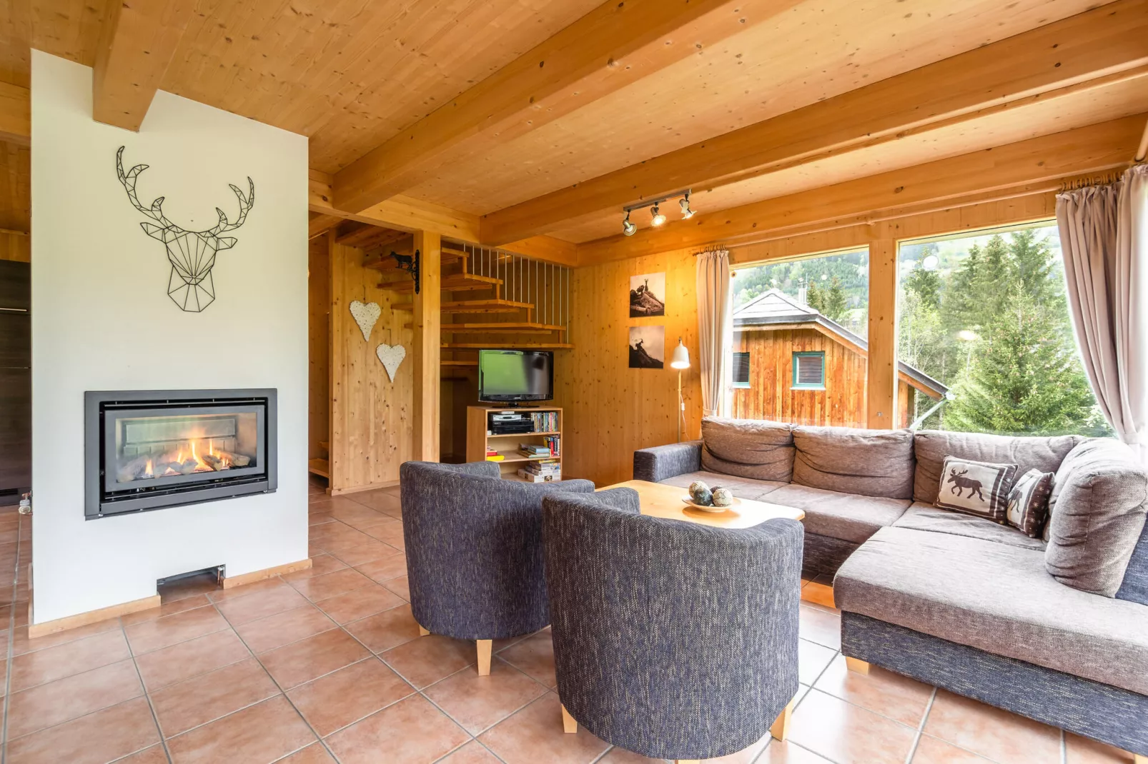 Chalet Murlaub-Wohnzimmer