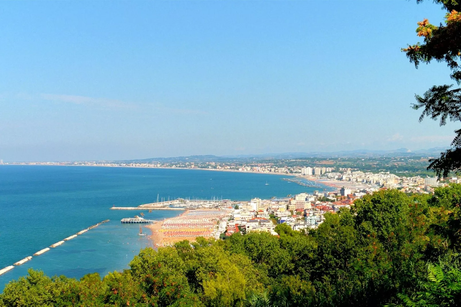 Panorama La Foglia-Areas summer 20km