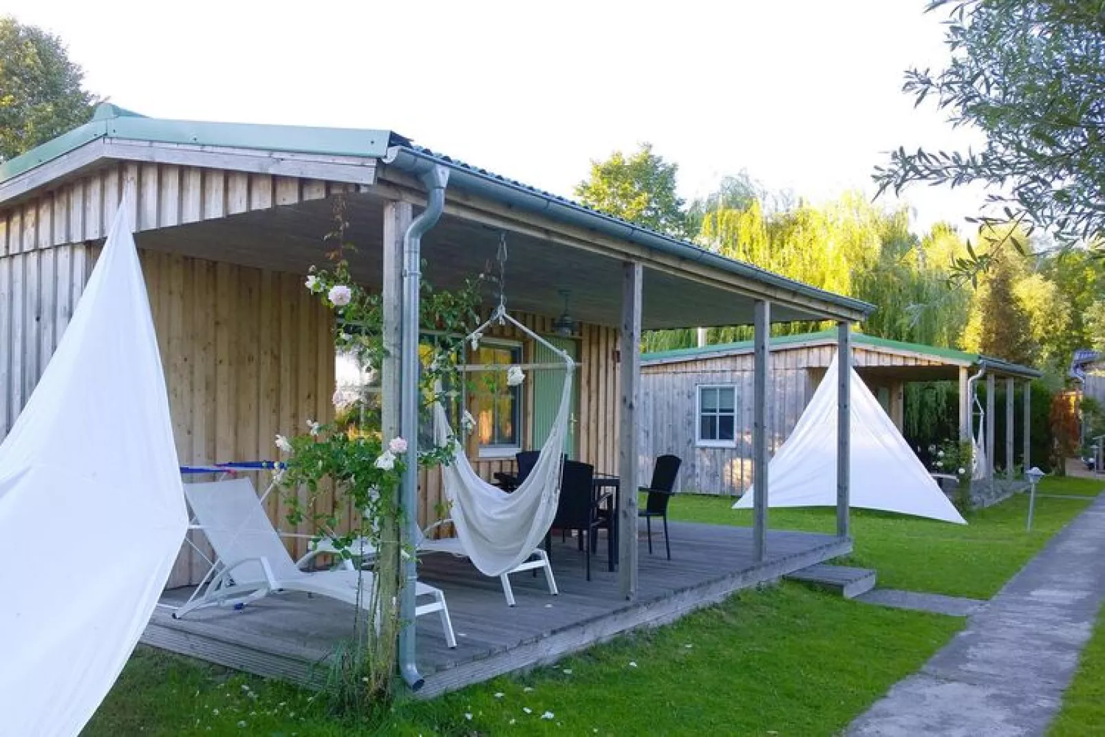 Haus 8 - 2 Personen - Garten Sommer