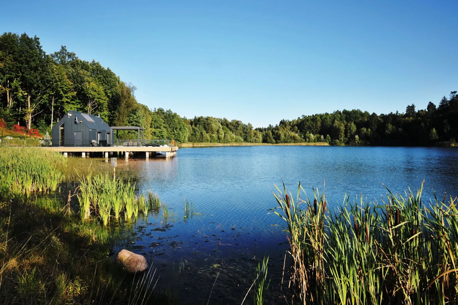 Dom na wodzie Bytów-Exterior summer